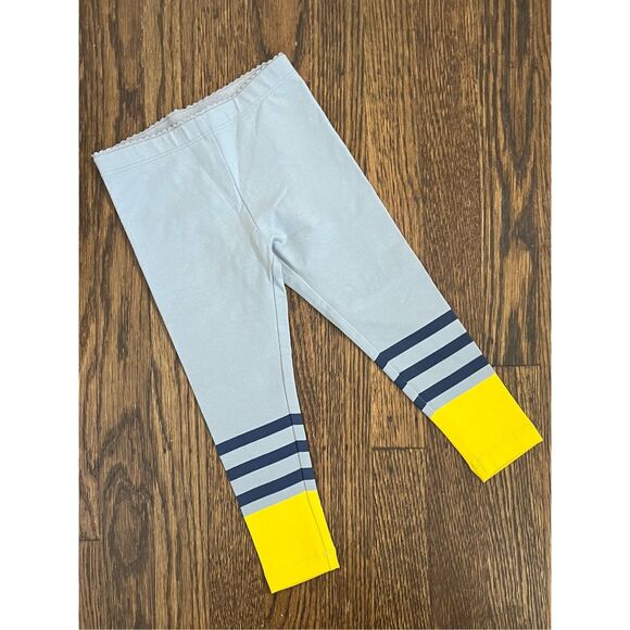 NEW Tea Collection Toddler Girls 2 Graphic Stripes Leggings - Picture 3 of 3